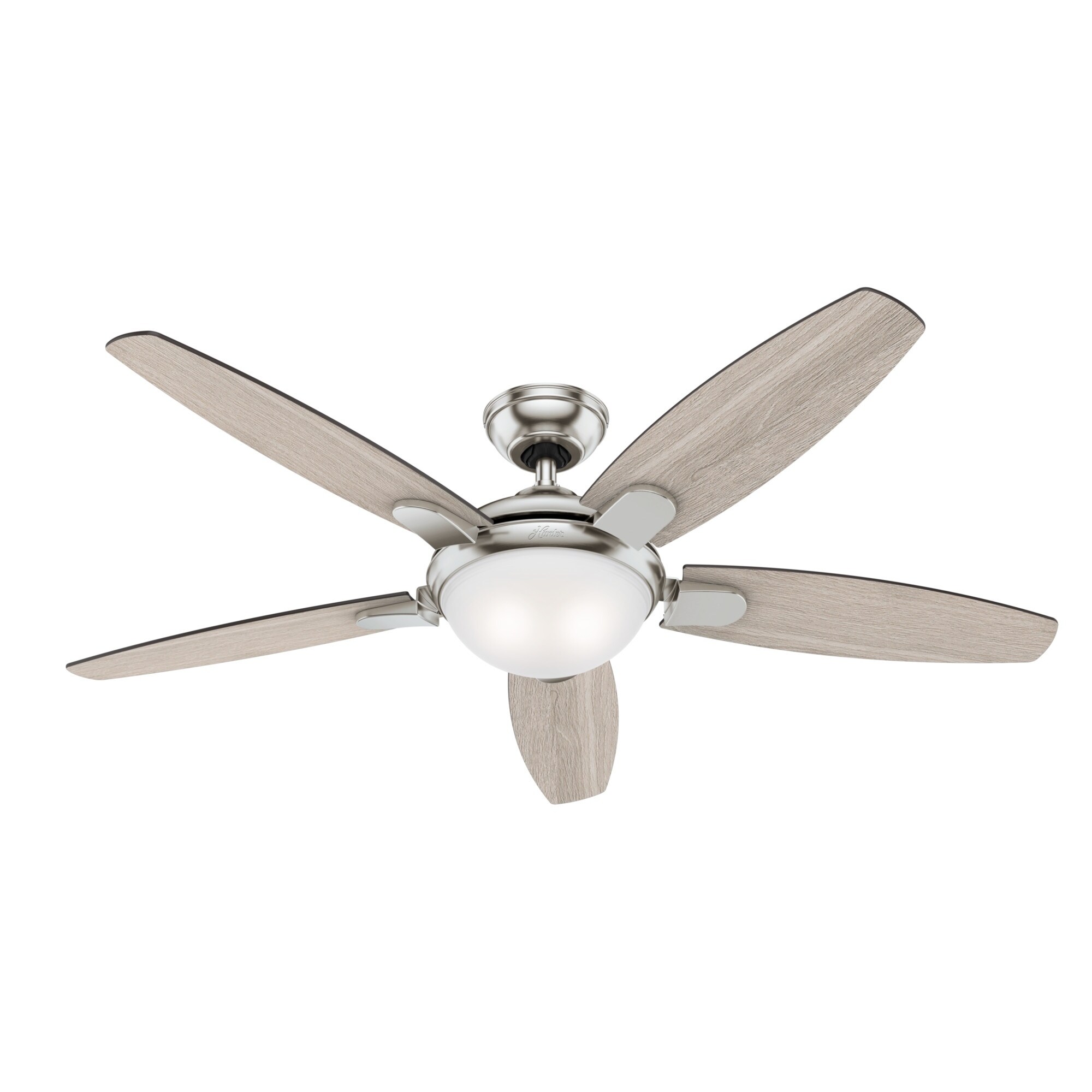 Hunter 54 Contempo Ceiling Fan With Led Light Kit And Remote Ceiling Fan With Led Light Kit