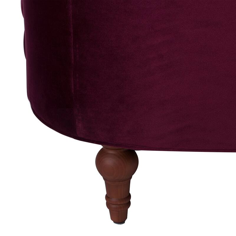 Glam Velvet Tufted Accent Chair