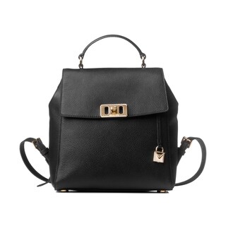Michael Kors Women's Karson - Medium Backpack In Black (As Is Item ...