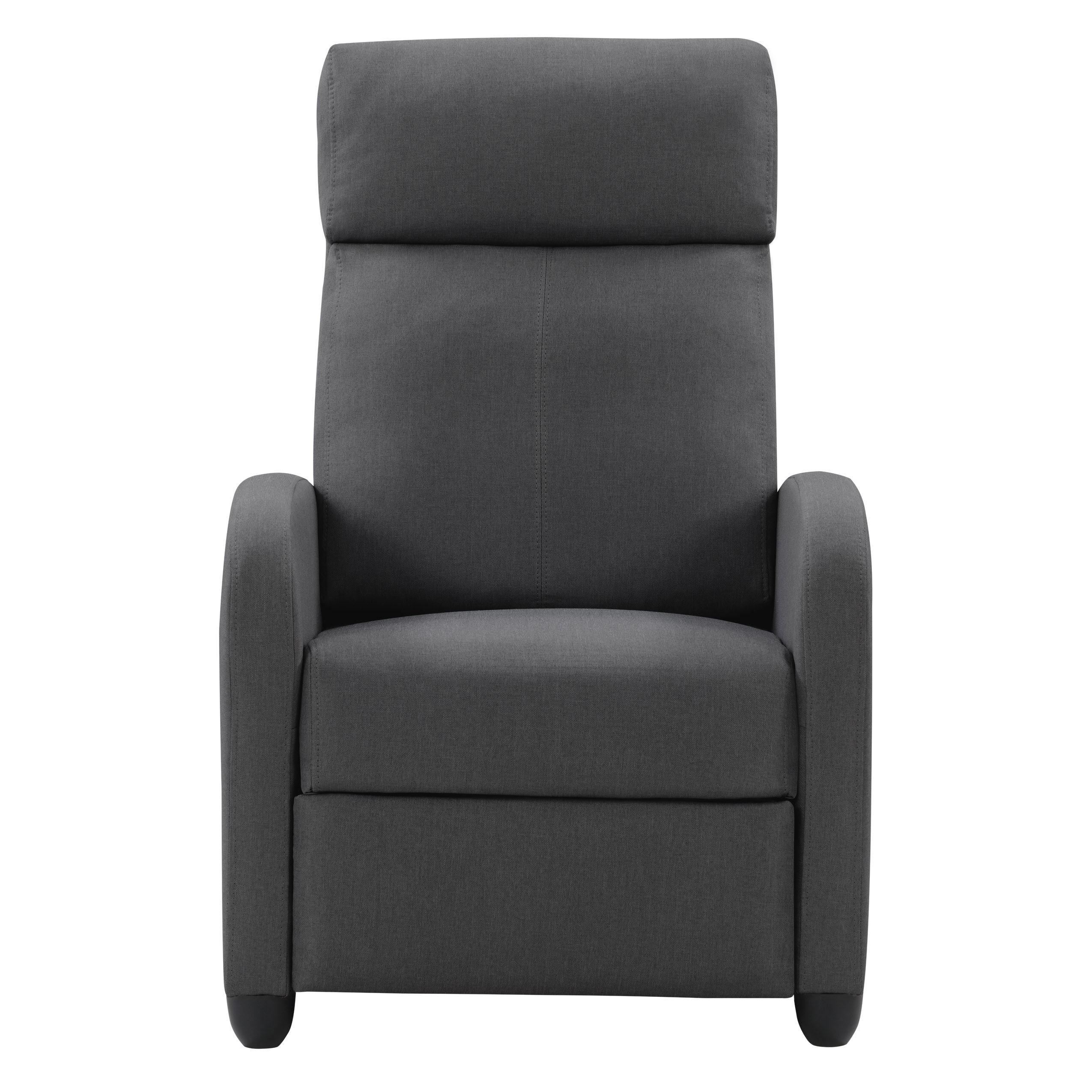 grey fabric electric recliner chair