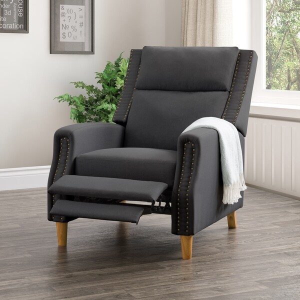 recliner chair dark grey