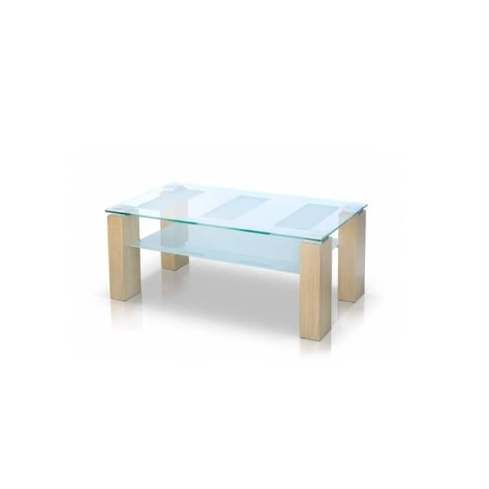 CABOR Clear Glass Coffee Table