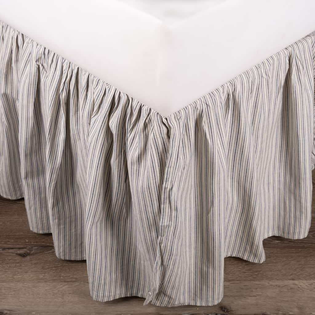 Cottage Home Zanni Stripe 3 Piece Tuck In Bed Skirt