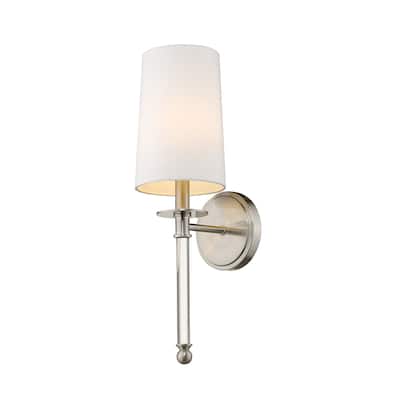 Mila 1 Light Wall Sconce - Brushed Nickel