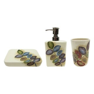 Croscill mosaic leaves towels deals