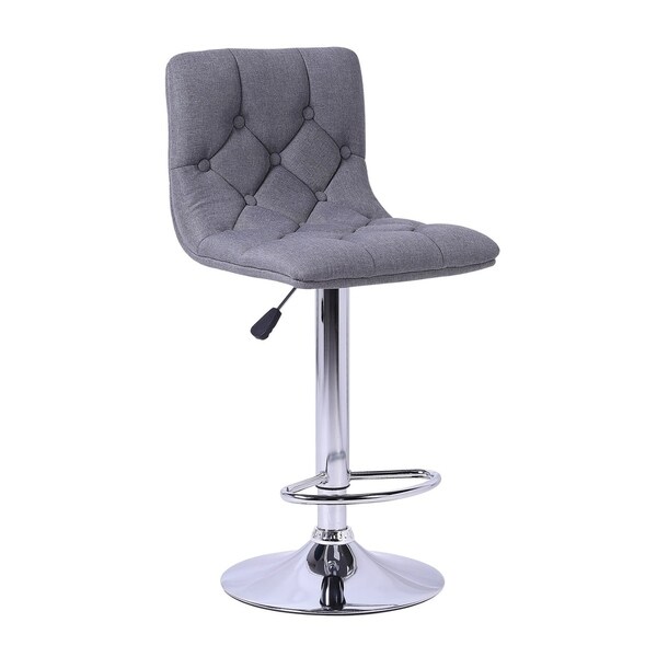 High back discount grey bar stools