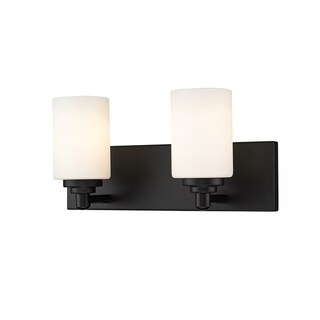 Soledad 2 Light Vanity - Matte Black