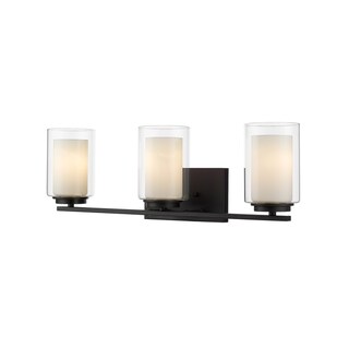 Willow 3 Light Vanity - Matte Black