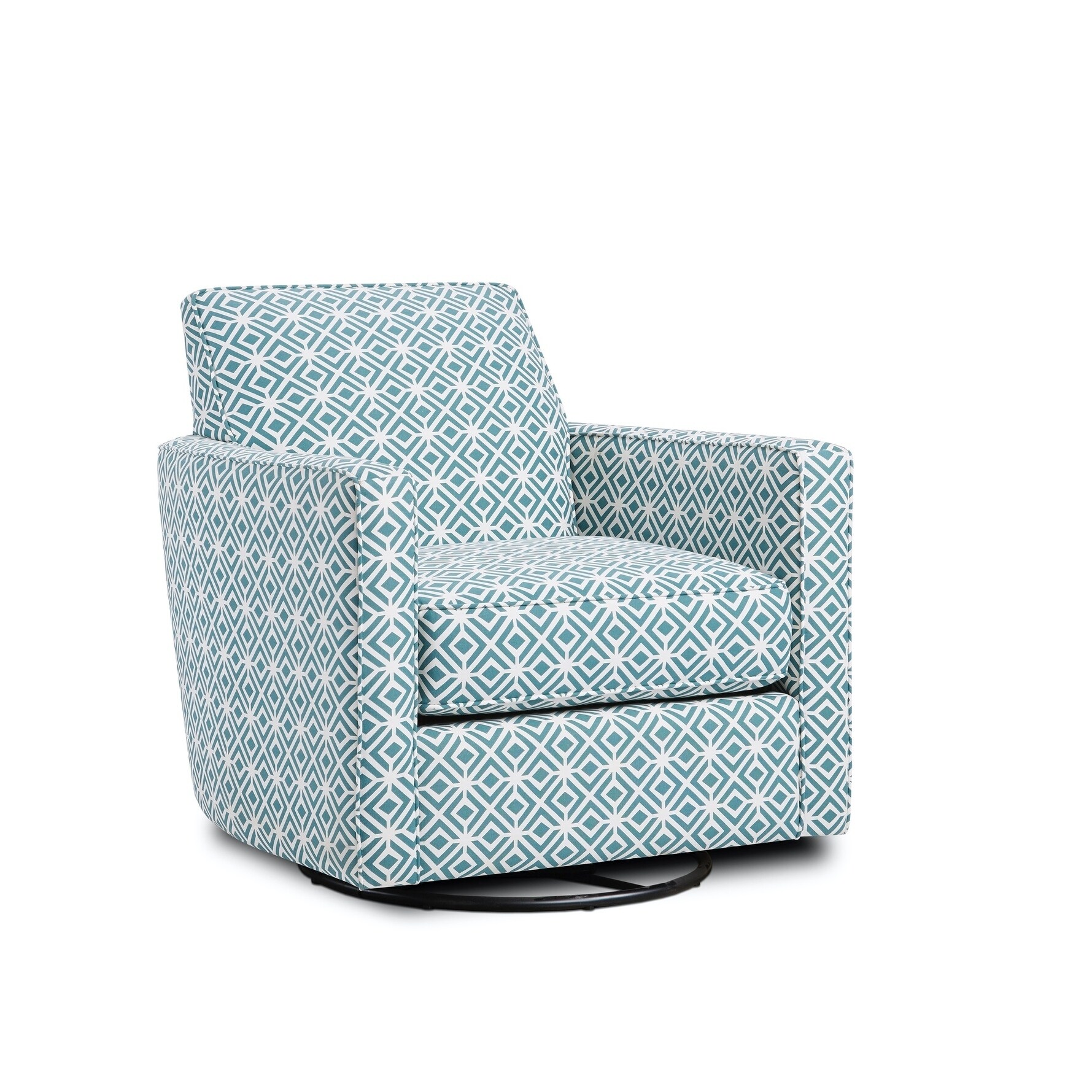 teal glider rocker