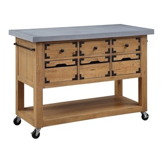 OSP Home Furnishings Charlotte Kitchen Island