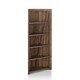 preview thumbnail 4 of 4, Furniture of America Reclaimed Oak 5-shelf Corner Bookcase