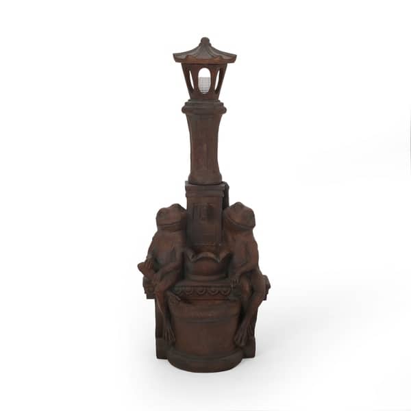 slide 2 of 11, Los Sapos Fountain by Christopher Knight Home Floor - Resin