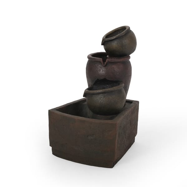 slide 3 of 13, Bochas Fountain by Christopher Knight Home Floor - Resin