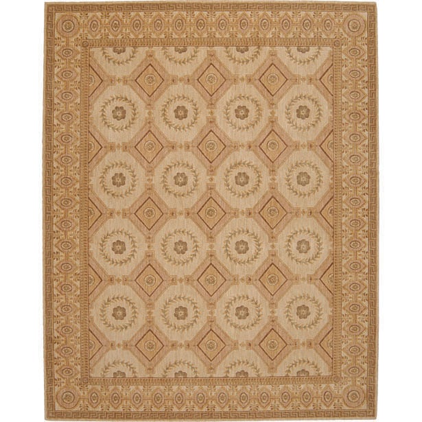 Nourison Vallencierre Beige Rug (53 X 83)