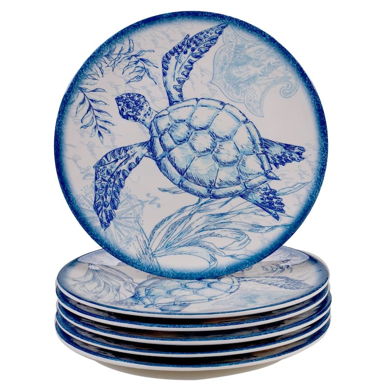 Certified International Oceanic 12-piece Melamine Dinnerware Set (Service for 4)