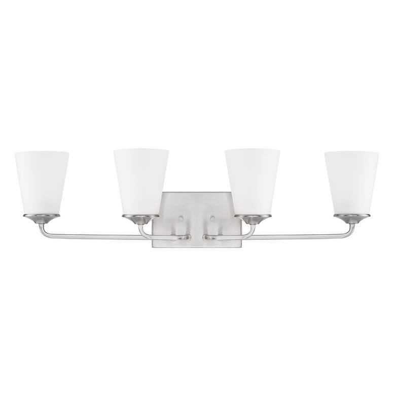 Braylon 4-light Bath/Vanity Fixture - Brushed Nickel