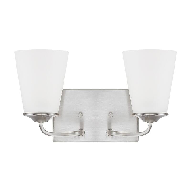 Braylon 2-light Bath/Vanity Fixture - Brushed Nickel