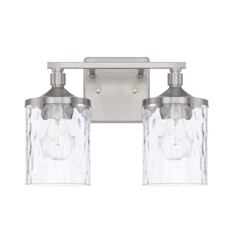 Colton 2-light Bath/ Vanity Fixture - Brushed Nickel