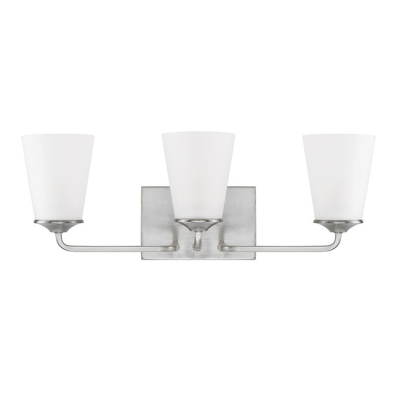 Braylon 3-light Bath/Vanity Fixture - Brushed Nickel