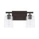 preview thumbnail 3 of 3, Greyson 2-light Bath Vanity Fixture Bronze