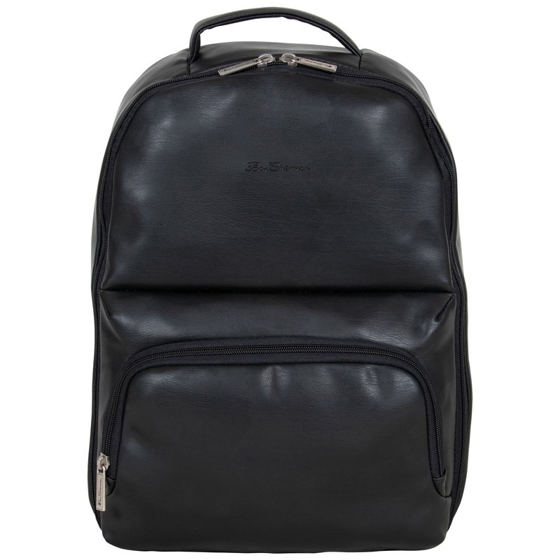 ben sherman leather backpack