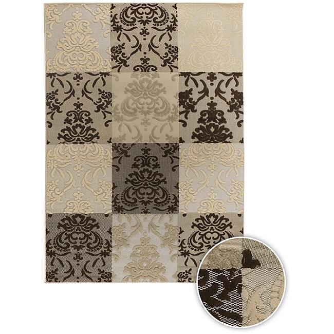 Artist's Loom Indoor/Outdoor Contemporary Oriental Rug - 5' x 8'