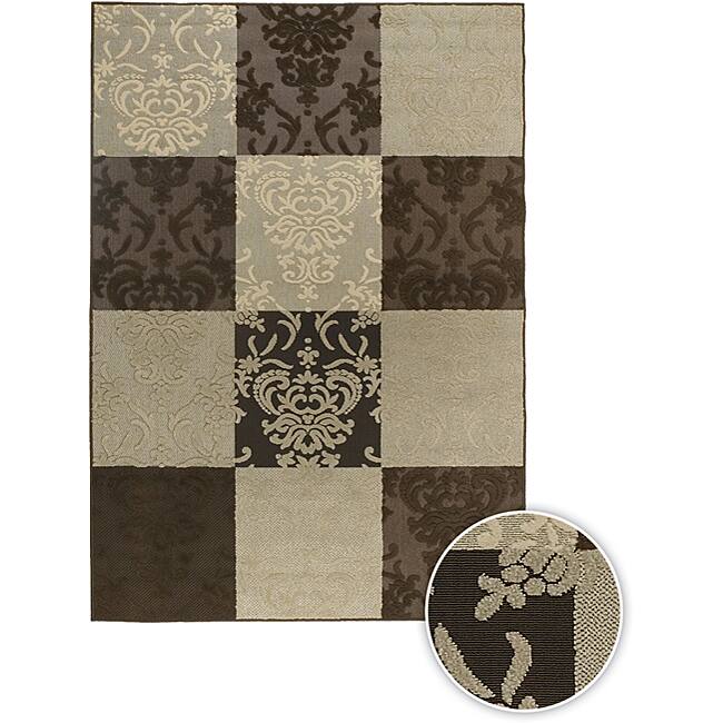 Artist's Loom Indoor/Outdoor Contemporary Oriental Rug - 3'11 x 6'