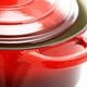 preview thumbnail 3 of 3, Crock-pot Artisan 3 Qt Enameled Cast Iron Casserole with Lid in Red