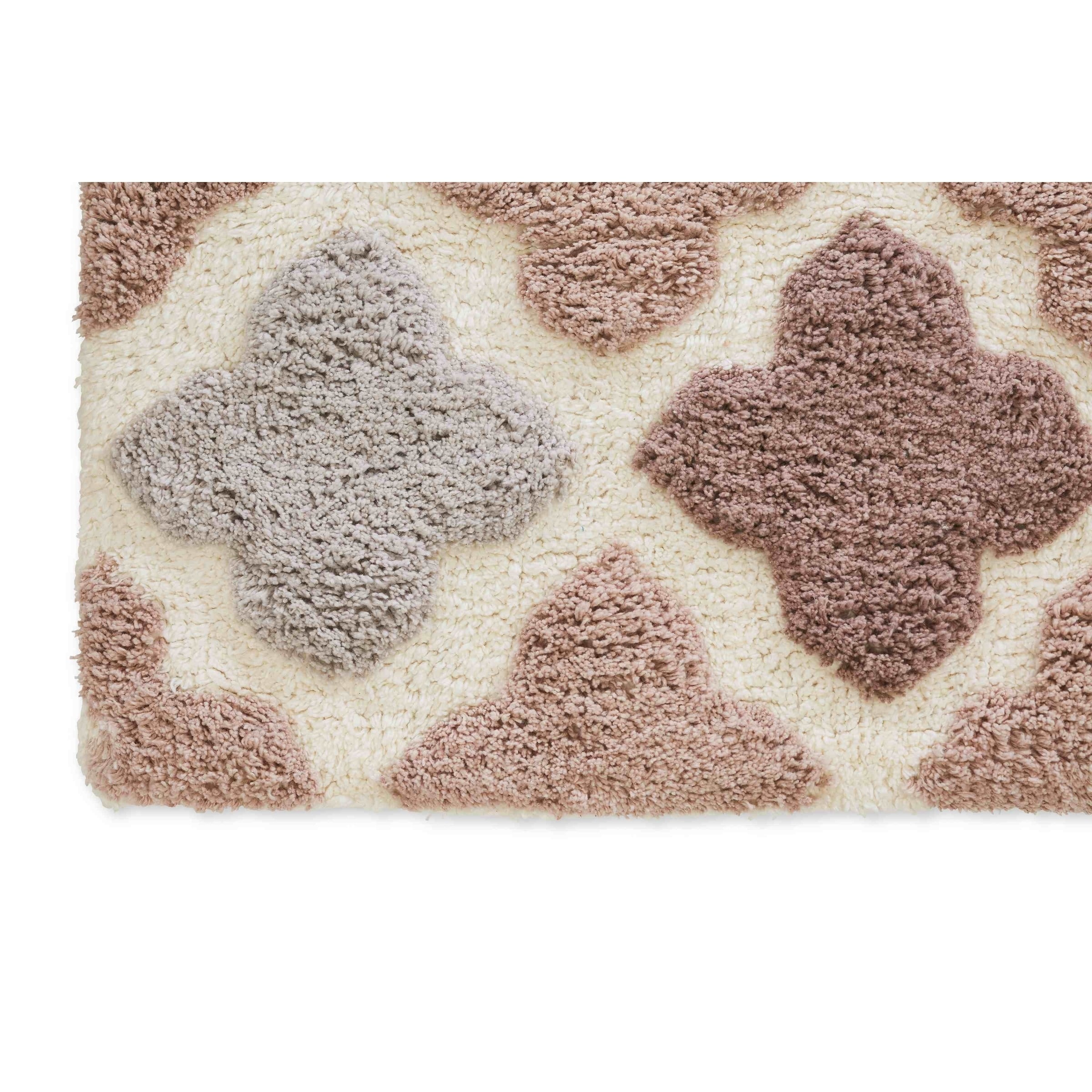 Chesapeake Alloy Moroccan Tile Cotton Anti Skid 2 Piece Bath Rug