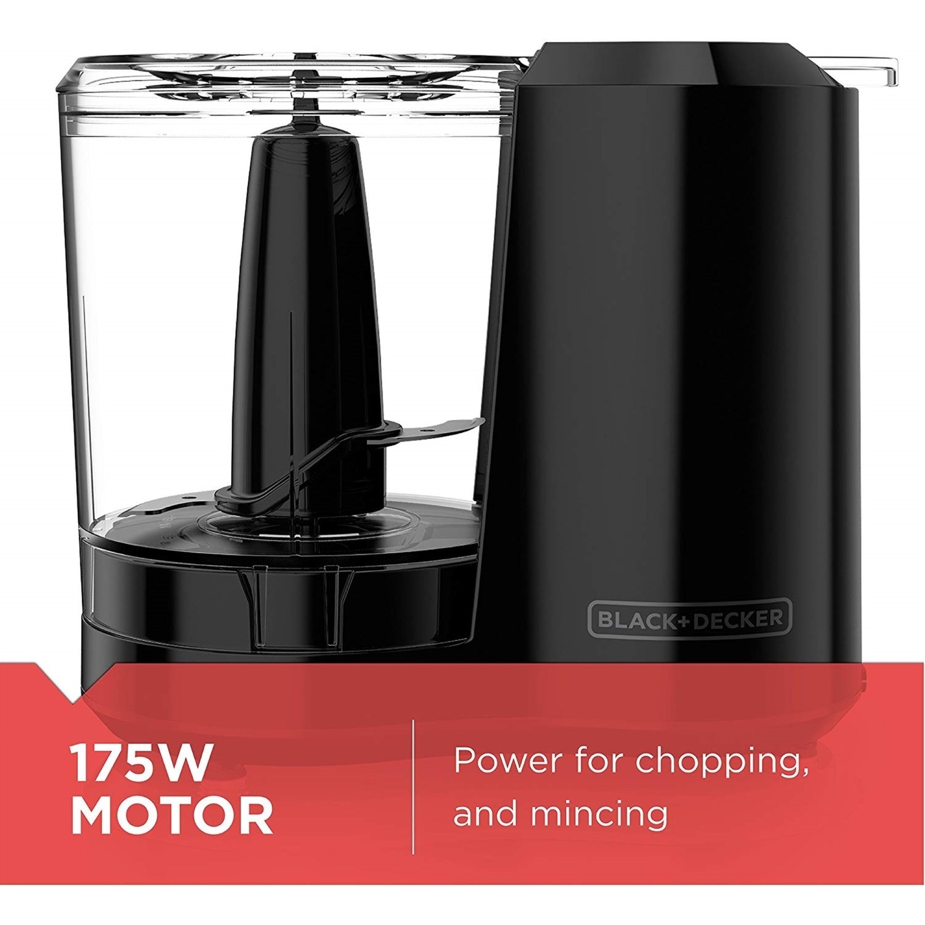 Black & Decker One-Touch 3 Cup Capacity Black Chopper - Bed Bath & Beyond -  30741570