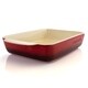 preview thumbnail 2 of 3, Crock Pot Artisan 5.6 Quart Stoneware Bake Pan in Red
