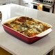 preview thumbnail 5 of 3, Crock Pot Artisan 4 Quart Stoneware Bake Pan in Red