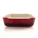 preview thumbnail 4 of 3, Crock Pot Artisan 4 Quart Stoneware Bake Pan in Red
