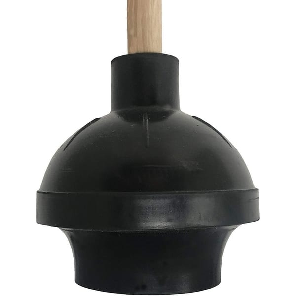 Set Of 6 Toilet Plunger Double Thrust Force Cup Suction Heavy Duty