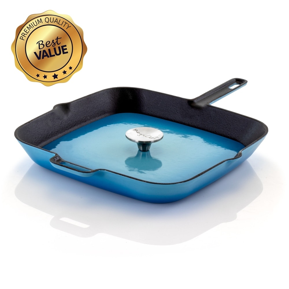 Lodge Logic 10.25-inch Grill Pan with Grill Press - Bed Bath & Beyond -  6091284