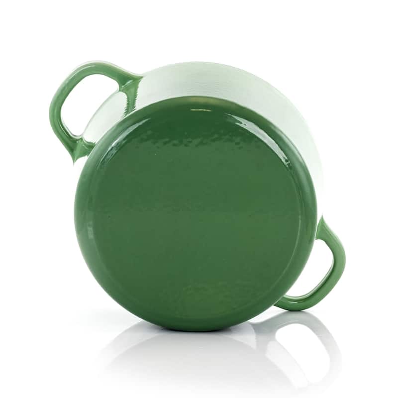Crock-Pot Artisan 2Pc 5Qt Enamled Cast Iron Dutch Oven Pistachio Green