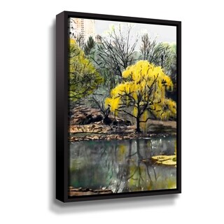 ArtWall Spring Central Park Gallery Wrapped Floater-framed Canvas by ...