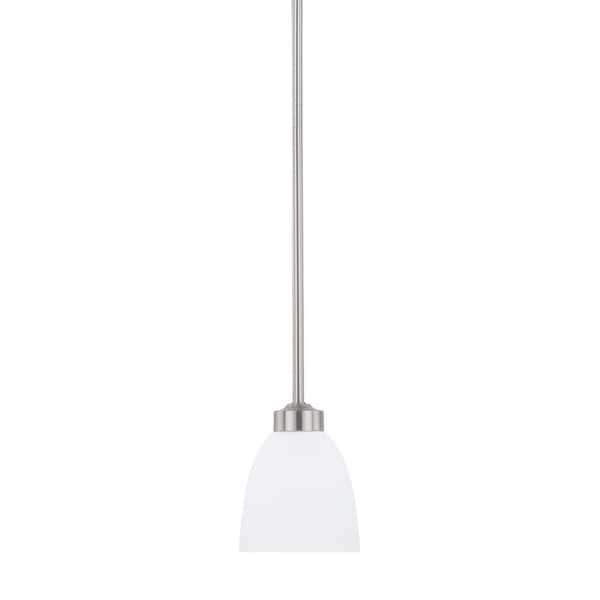 slide 2 of 2, Jameson 1-Light Pendant Brushed Nickel