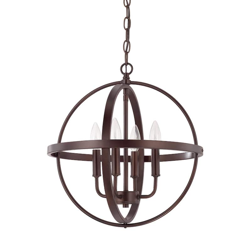 4-Light Pendant - Bronze