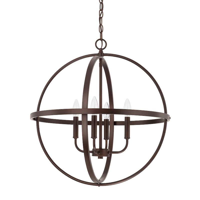 4-Light Pendant - Bronze