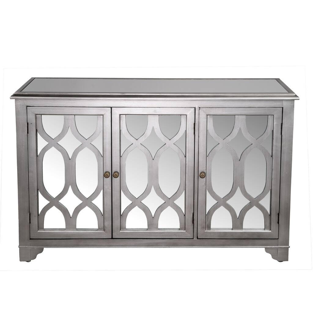 Hannah Wooden Buffet with 3 Doors & Shelf