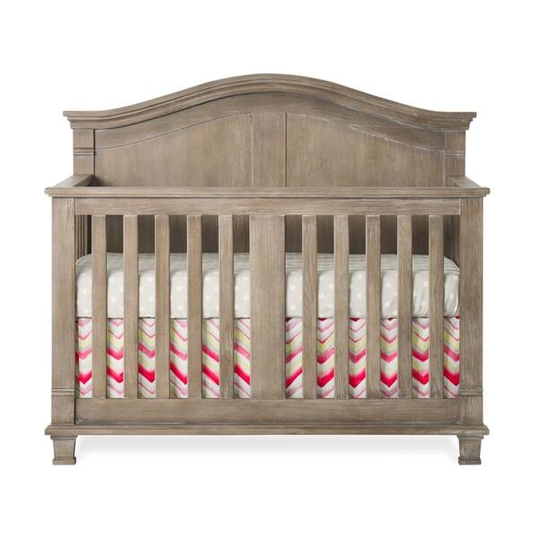 slide 2 of 4, Child Craft Legacy Tressa 4-in-1 Convertible Arch Top Crib - Rustic Taupe