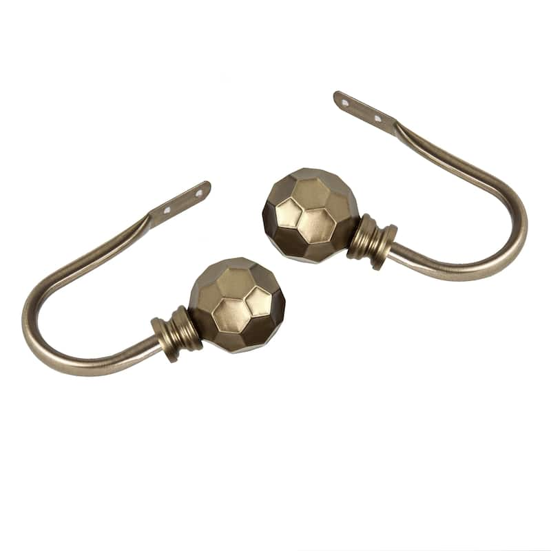 InStyleDesign Finley Holdback Pair - Antique Brass