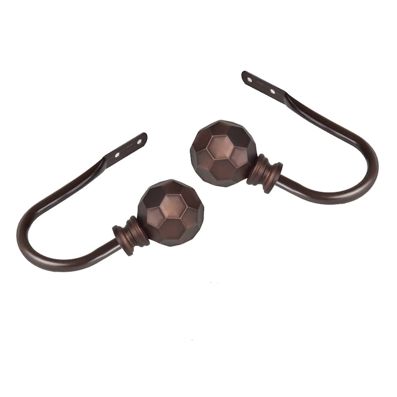 InStyleDesign Finley Holdback Pair - Cocoa