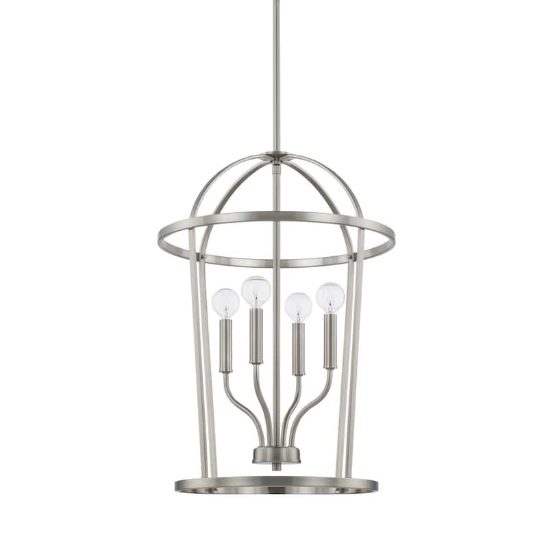 Greyson 4-Light Foyer Pendant - Brushed Nickel