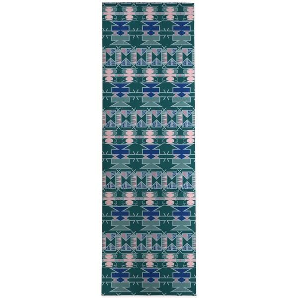 AZTEC GREEN Kitchen Runner By Kavka Designs Bed Bath & Beyond 30749189