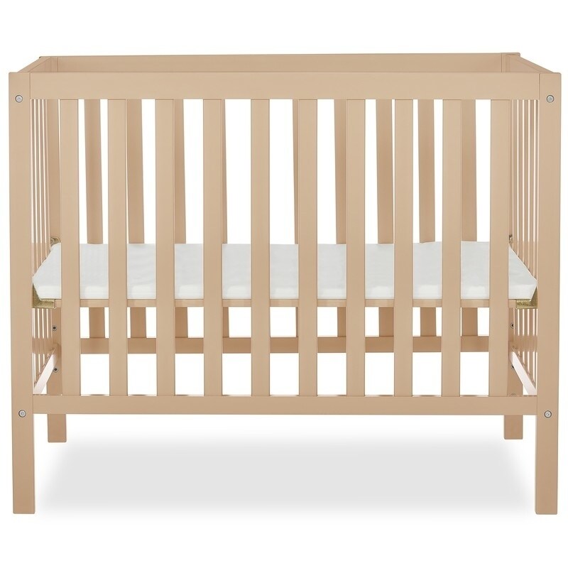 Unfinished solid wood outlet crib