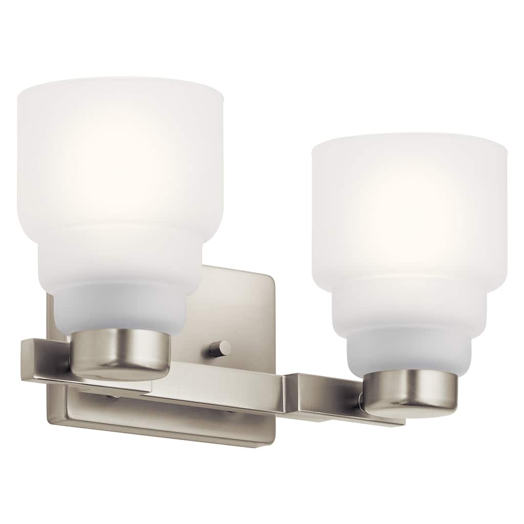 Kichler Lighting Vionnet 2-Light Vanity Light Brushed Nickel