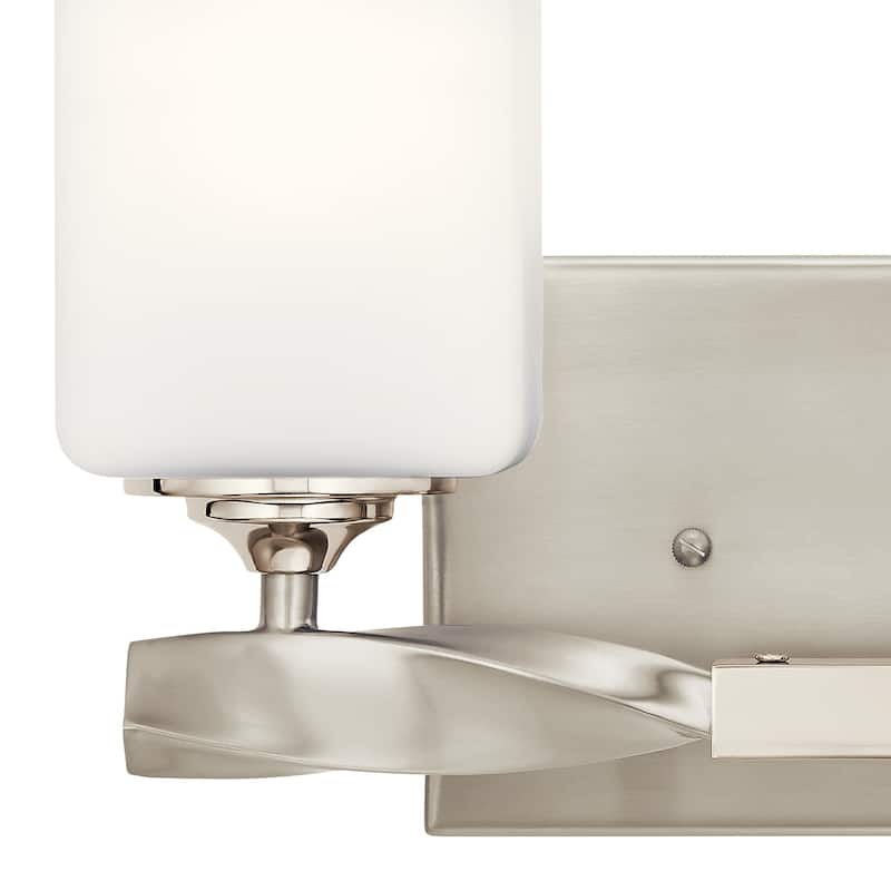 Kichler Lighting Marette 2-Light Vanity Light Brushed Nickel