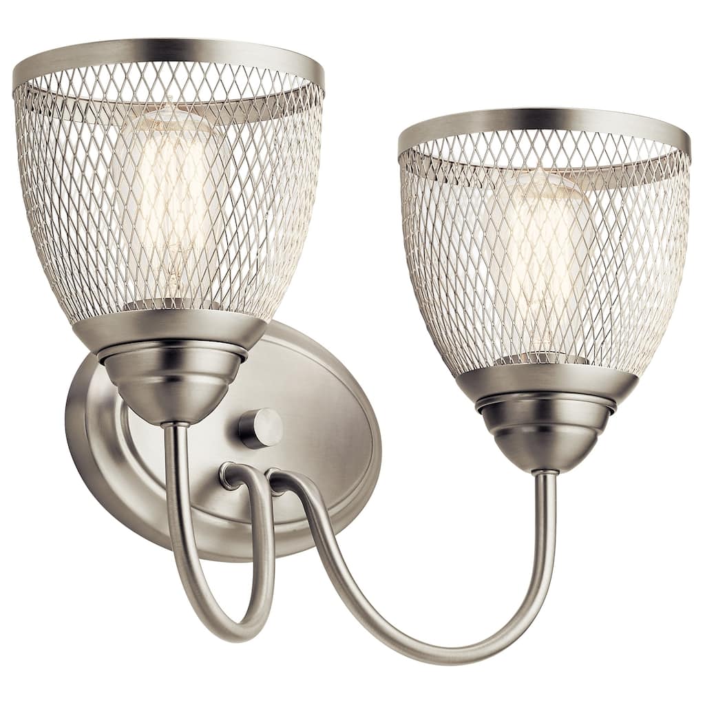 Kichler Lighting Voclain 2-Light Vanity Light Brushed Nickel